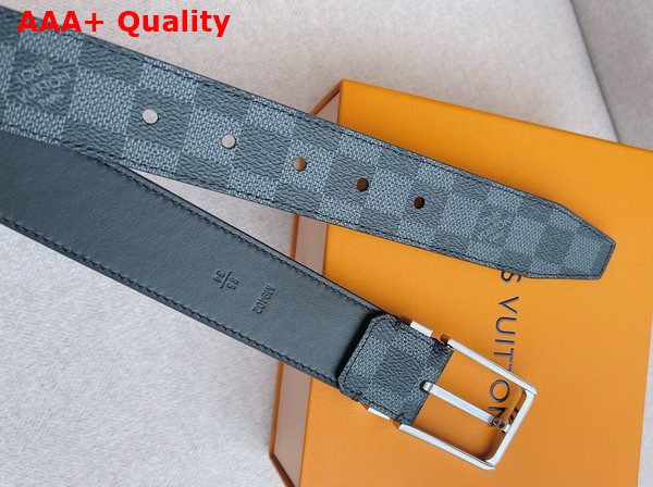 Louis Vuitton Pont Neuf 35mm Belt Damier Graphite Canvas M8200V Replica