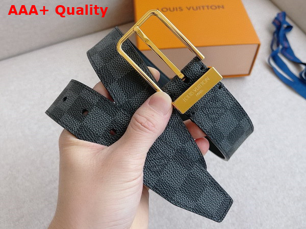 Louis Vuitton Pont Neuf 35mm Belt Damier Graphite Canvas M8200V Replica