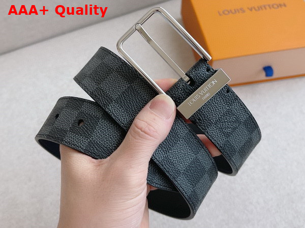 Louis Vuitton Pont Neuf 35mm Belt Damier Graphite Canvas M8200V Replica
