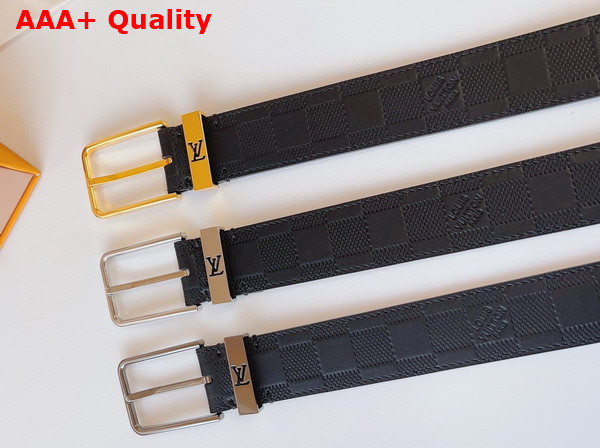Louis Vuitton Pont Neuf 35mm Belt Damier Infini Leather Replica