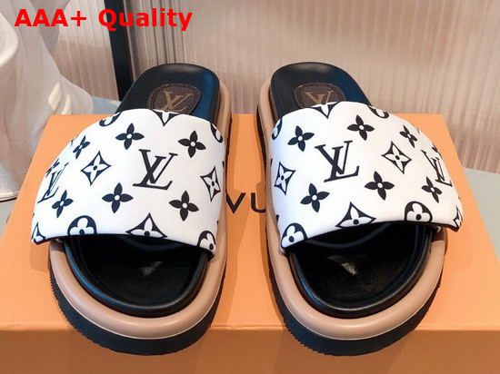 Louis Vuitton Pool Pillow Comfort Mule White Monogram Nylon Replica