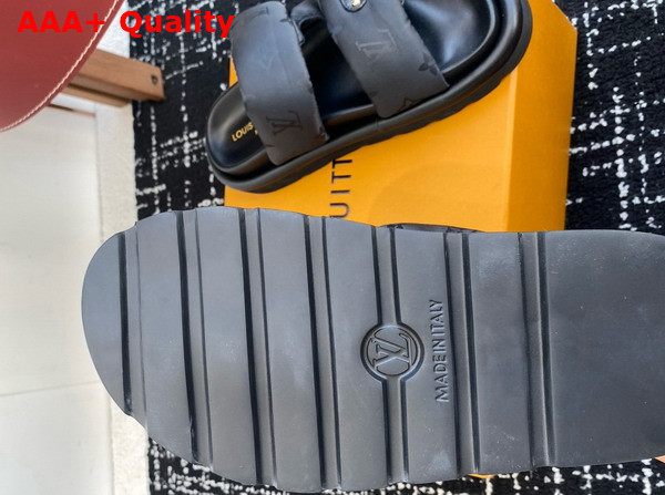 Louis Vuitton Pool Pillow Comfort Mule in Black Monogram Nylon 1AHNQU Replica