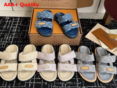 Louis Vuitton Pool Pillow Comfort Mule in Monogram Denim Replica