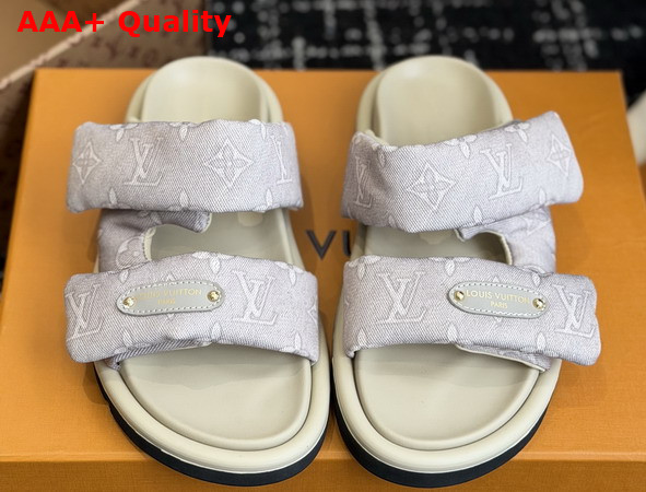 Louis Vuitton Pool Pillow Comfort Mule in Monogram Denim Replica