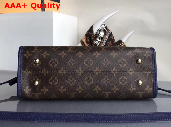 Louis Vuitton Popincourt PM Monogram Canvas and Marine Natural Leather Trim M43434 Replica