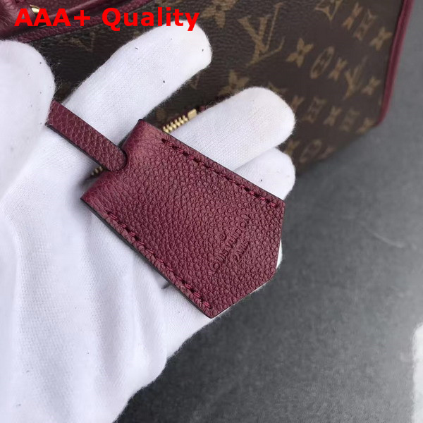 Louis Vuitton Popincourt PM Monogram Canvas and Natural Leather Trim Raisin M43462 Replica