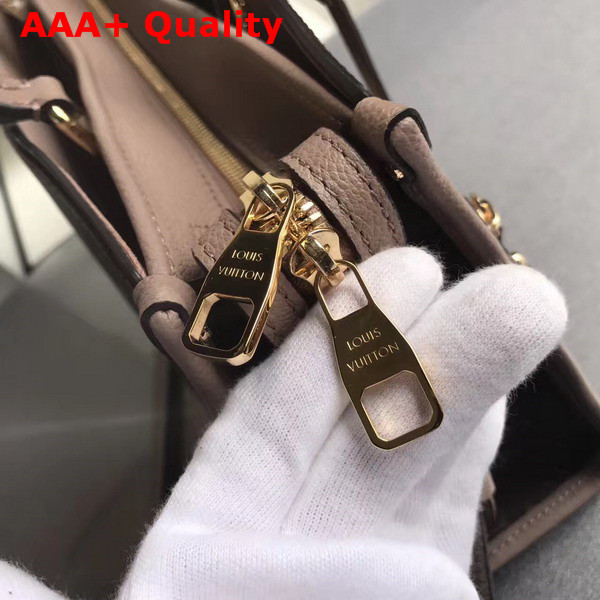 Louis Vuitton Popincourt PM Monogram Canvas and Natural Leather Trim Taupe Glace M43463 Replica