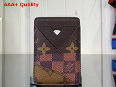 Louis Vuitton Porte Cartes Magnet Brown Monogram Landscape Coated Canvas M26016 Replica