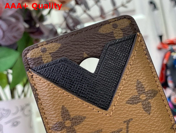 Louis Vuitton Porte Cartes Magnet Monogram Reverse Canvas M25654 Replica
