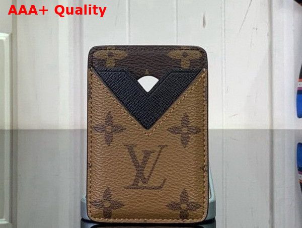Louis Vuitton Porte Cartes Magnet Monogram Reverse Canvas M25654 Replica