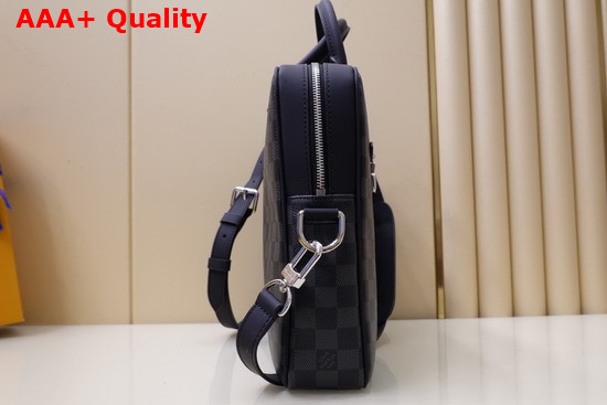 Louis Vuitton Porte Documents Business MM Damier Graphite Coated Canvas N50200 Replica