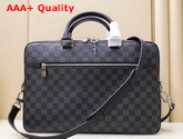 Louis Vuitton Porte Documents Business MM Damier Graphite Coated Canvas N50200 Replica