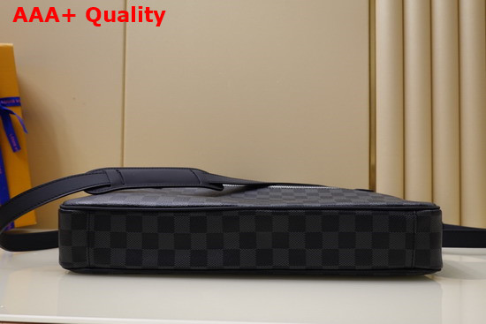 Louis Vuitton Porte Documents Business MM Damier Graphite Coated Canvas N50200 Replica