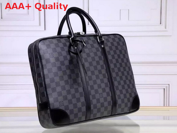 Louis Vuitton Porte Documents Voyage GM Damier Graphite Replica
