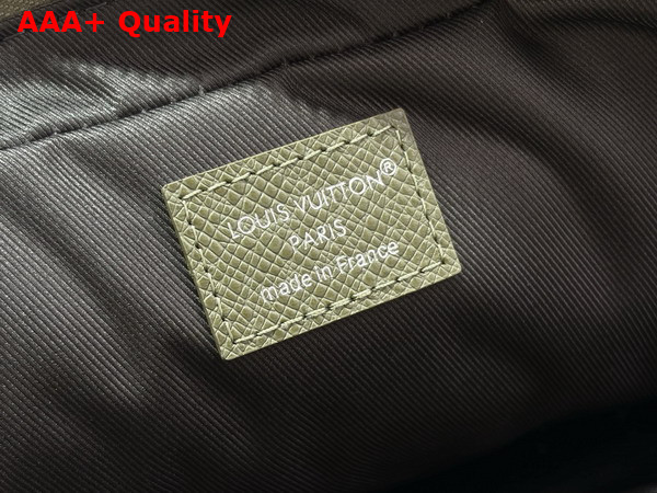 Louis Vuitton Porte Documents Voyage PM Khaki Taiga Leather M2A676 Replica