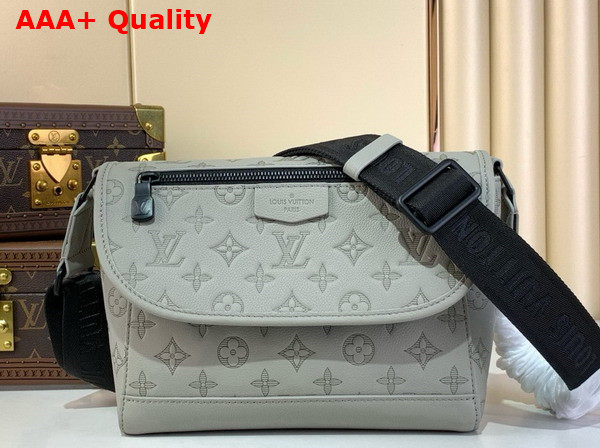 Louis Vuitton Pulse Messenger Bag in Sable Monogram Shadow Embossed Calf Leather M14912 Replica