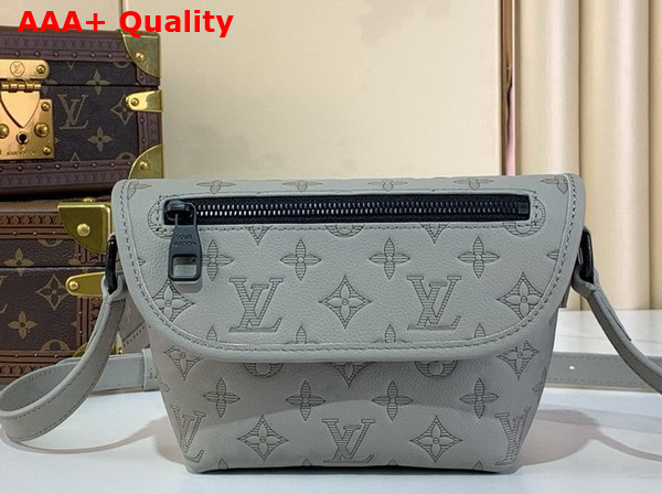 Louis Vuitton Pulse Wearable Wallet in Sable Monogram Shadow Embossed Calf Leather M14794 Replica