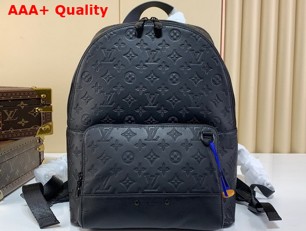 Louis Vuitton Racer Backpack in Black Monogram Shadow Calf Leather M46109 Replica