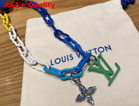 Louis Vuitton Rainbow Charms Necklace Multicolor M00275 Replica