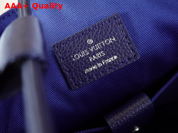 Louis Vuitton Randonnee PM Blue Cowhide Leather Monogram Bandana Print M20562 Replica
