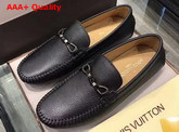 Louis Vuitton Raspail Moccasin Black Calfskin Replica