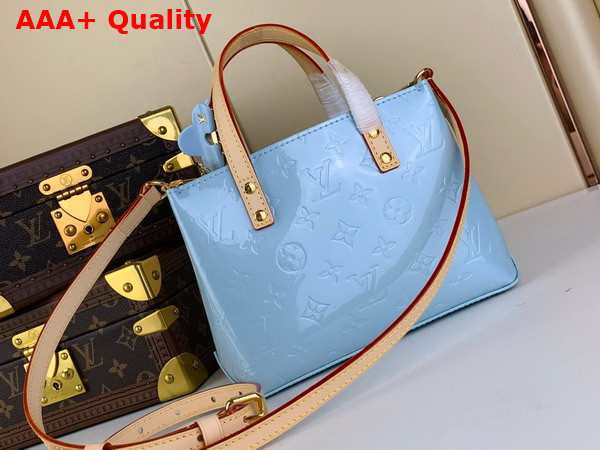 Louis Vuitton Reade PM Bag in Sky Monogram Vernis Leather M24144 Replica