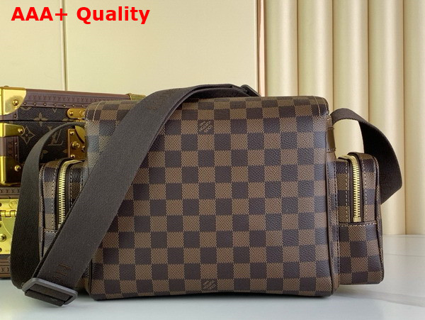 Louis Vuitton Reporter Melville Shoulder Bag Damier Ebene Canvas N51126 Replica