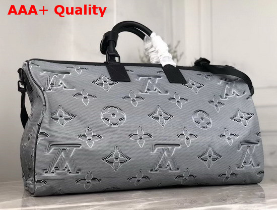 Louis Vuitton Reversible Keepall Bandouliere 50 Rainbow and Grey Black M44939 Replica