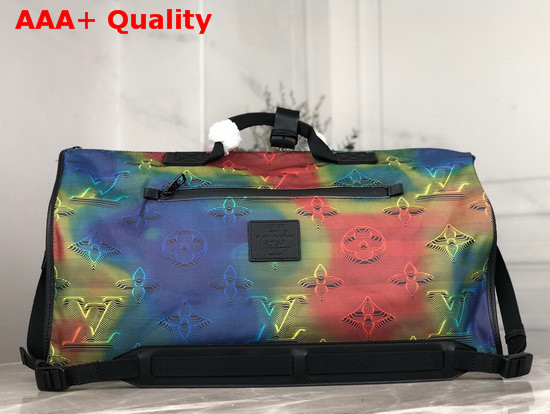 Louis Vuitton Reversible Keepall Bandouliere 50 Rainbow and Grey Black M44939 Replica