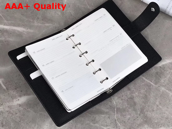 Louis Vuitton Ring Agenda Damier Graphite Canvas Cover Replica