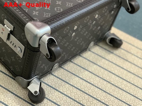 Louis Vuitton Rolling Trunk in Monogram Eclipse Coated Canvas M10117 Replica