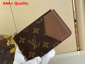 Louis Vuitton Romy Card Holder Armagnac Monogram Canvas M81880 Replica