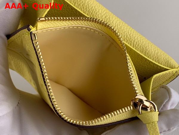 Louis Vuitton Rosalie Coin Purse Vert Acide Monogram Empreinte Leather M81444 Replica