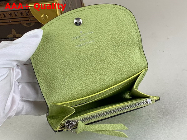 Louis Vuitton Rosalie Coin Purse in Vert Noto Monogram Empreinte Leather M82392 Replica