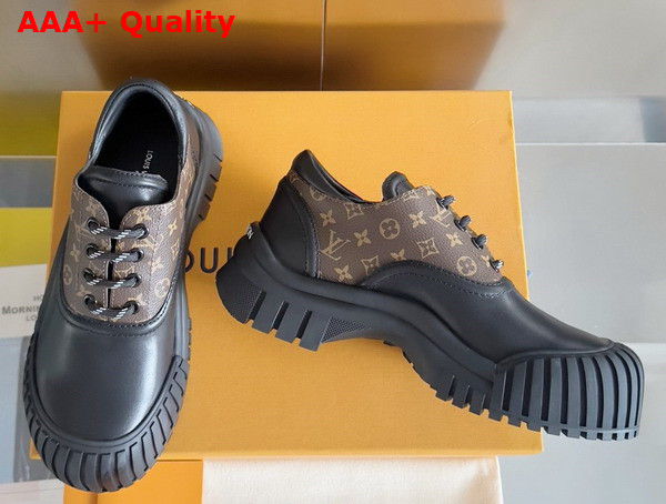 Louis Vuitton Ruby Flat Derby in Monogram Canvas Replica