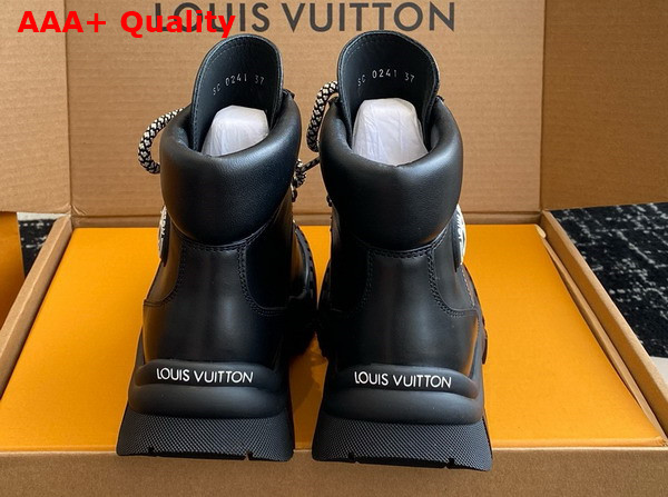 Louis Vuitton Ruby Flat Ranger in Black Calf Leather 1AAM60 Replica