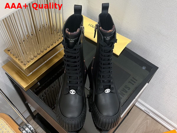 Louis Vuitton Ruby Flat Ranger in Black Calf Leather 1AB12T Replica