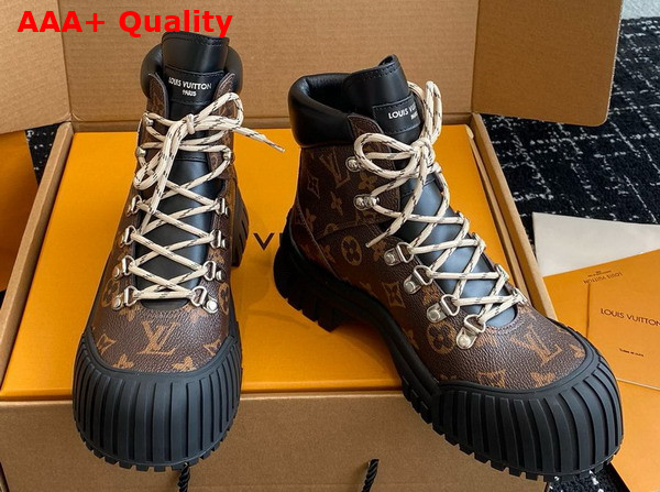 Louis Vuitton Ruby Flat Ranger in Cacao Brown Patent Monogram Canvas and Calf Leather 1AALYG Replica