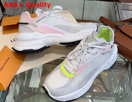 Louis Vuitton Run 55 Sneaker Grey Mix of Materials 1A9H67 Replica