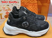 Louis Vuitton Run 55 Sneaker in Black Mix of Materials 1ACGOO Replica