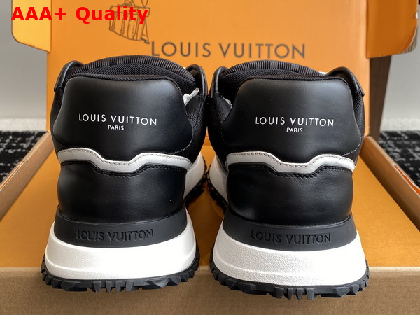 Louis Vuitton Run Away Maxi Sneaker in Black Plain Calf Leather 1AHSS0 Replica