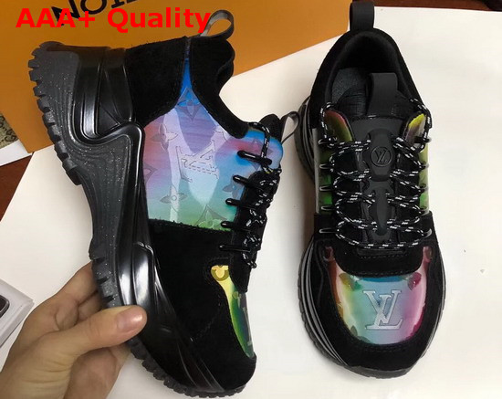 Louis Vuitton Run Away Pulse Sneaker Mix Material with Black Suede Leather Replica