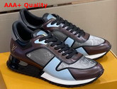 Louis Vuitton Run Away Sneaker Light Blue Mix of Materials with Transparent Details Replica
