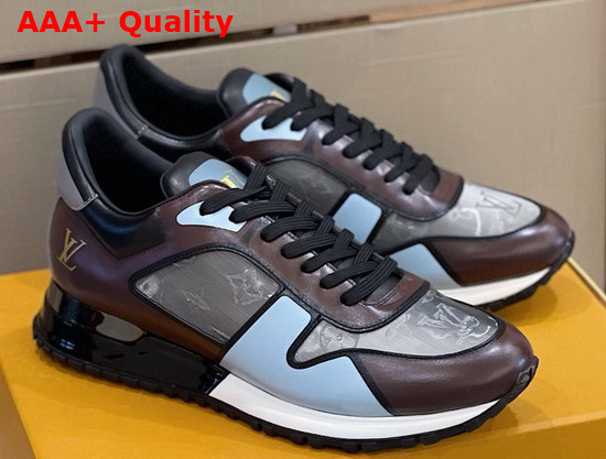 Louis Vuitton Run Away Sneaker Light Blue Mix of Materials with Transparent Details Replica