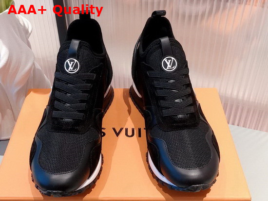 Louis Vuitton Run Away Sneaker in Black Mix of Materials 1A8SQ2 Replica
