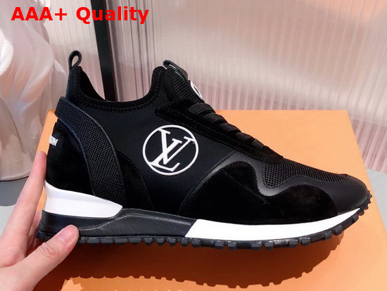 Louis Vuitton Run Away Sneaker in Black Mix of Materials 1A8SQ2 Replica