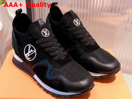 Louis Vuitton Run Away Sneaker in Black Mix of Materials 1A8SQ2 Replica