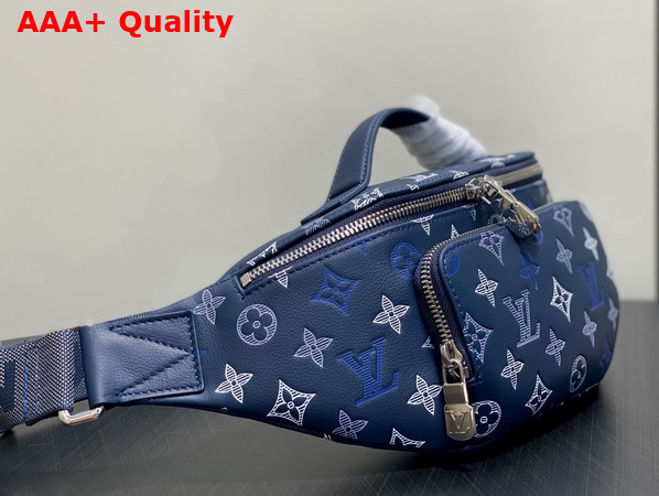 Louis Vuitton Rush Bumbag Ocean Monogram Shadow Calfskin Leather with Gradient Effect Replica