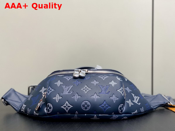 Louis Vuitton Rush Bumbag Ocean Monogram Shadow Calfskin Leather with Gradient Effect Replica