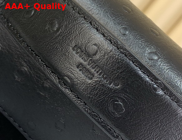 Louis Vuitton Rush Bumbag in Black Ostrich Leather Replica